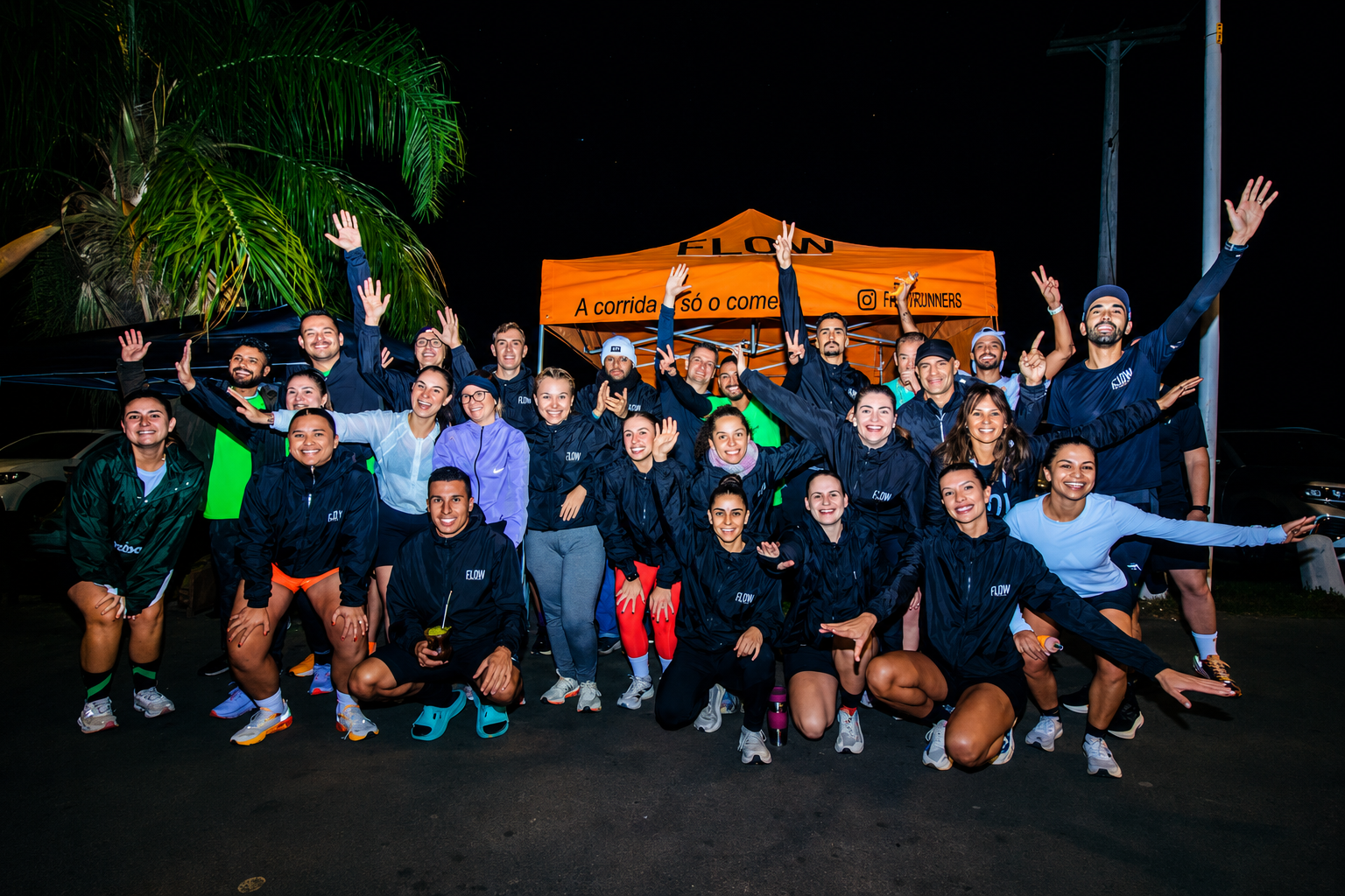 Flow Runners no ponto de encontro